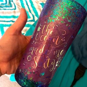 Mermaid scales tumbler